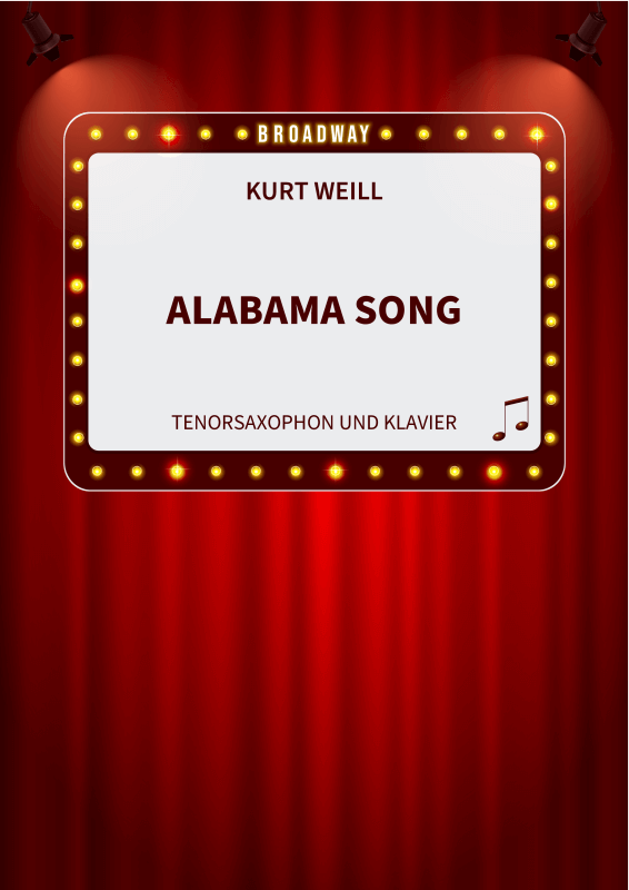 Produktbild zu: Alabama Song