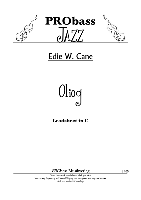 Produktbild zu: OliogEdie W. Cane