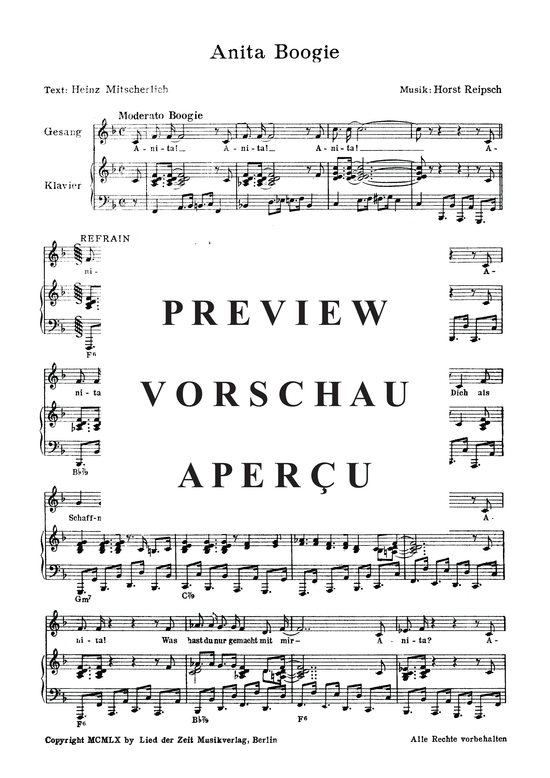Product gallery: Page 4 of 4 Anitas Boogie , , Piano and Voice