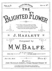 cover: The Blighted Flower, Michael William Balfe