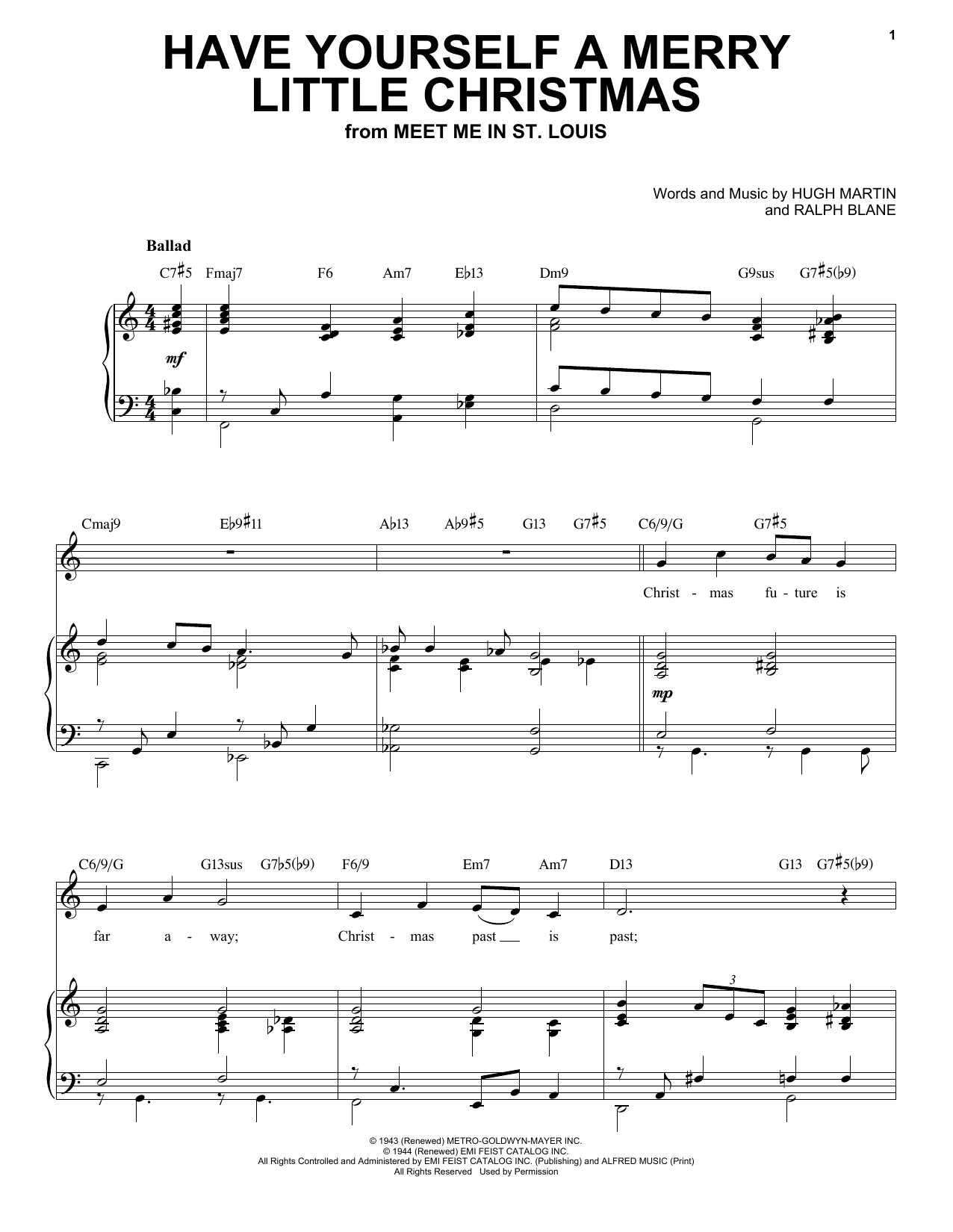 Produktbild zu: Have Yourself A Merry Little Christmas [Jazz Version] (arr. Brent Edstrom)