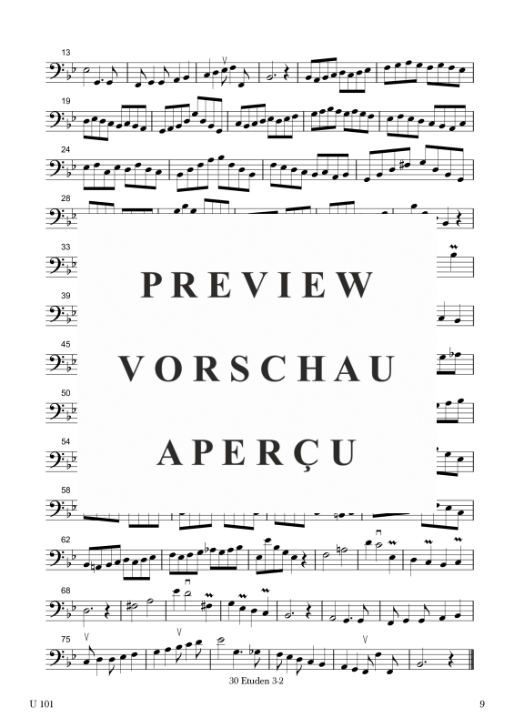 Produktgalerie: Seite 10 von 11 30 Etuden, , Kontrabass