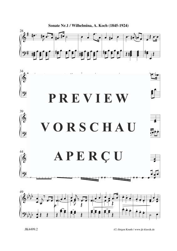 Produktgalerie: Seite 3 von 6 Sonate Nr. 1, , Klavier Solo