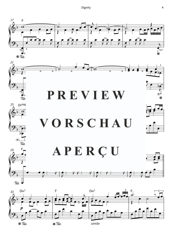 Produktgalerie: Seite 6 von 10 Dignity, , Klavier Solo