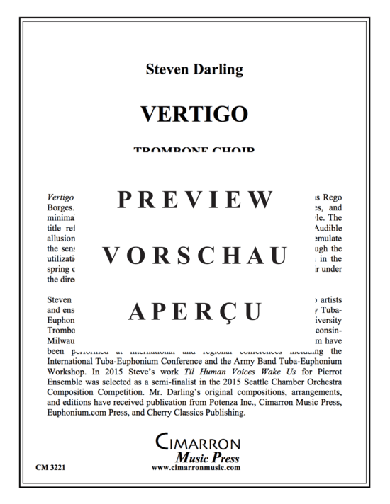 Product gallery: Page 2 of 21 Vertigo , , (Trombone ensemble 1-8 trombones)