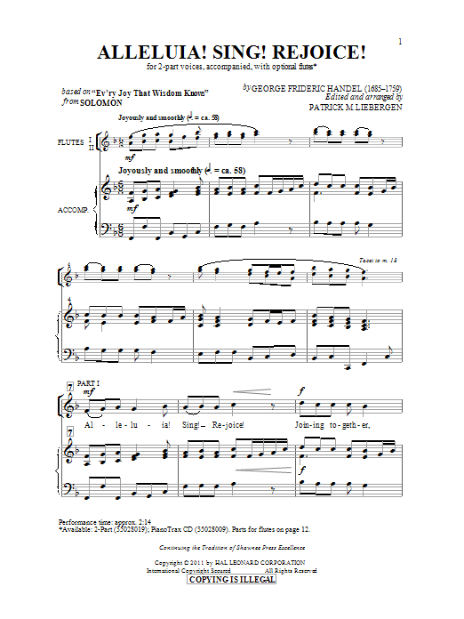 Product picture to: Alleluia! Sing! Rejoice!