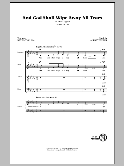 Produktbild zu: And God Shall Wipe Away All Tears