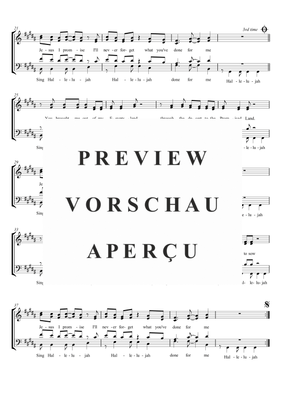 gallery: I´ll Never Forget, , Gemischter Chor