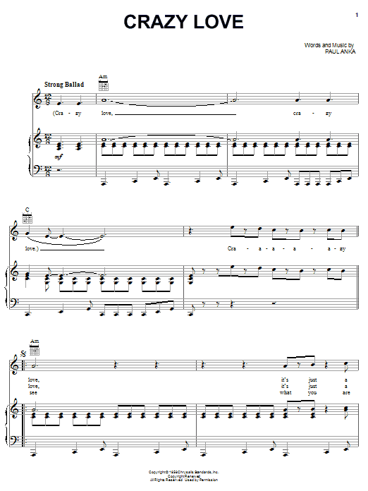 Produktgalerie: Seite 1 von 1 Crazy Love, Paul Anka, Gesang, Gitarre, Klavier