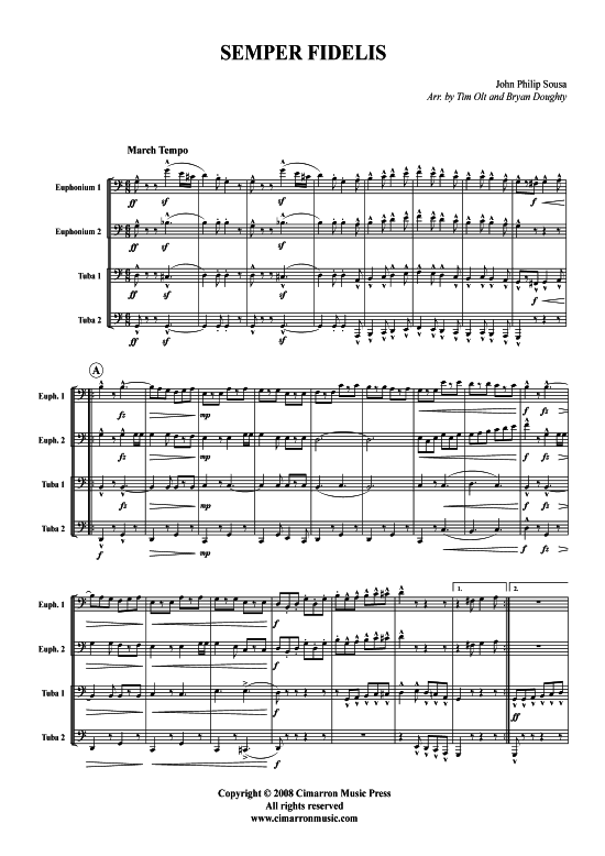 Product picture to: Semper Fidelis John Phillip Sousa