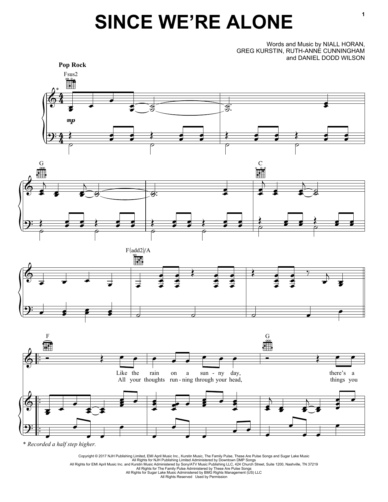 Produktbild zu: Since We're Alone