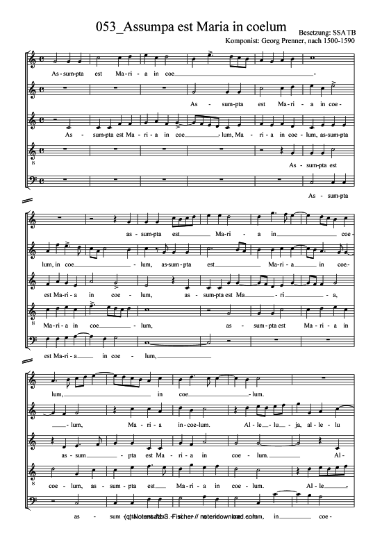 Product picture to: Assumpa est Maria in coelum Georg Prenner, nach 1500-1590 