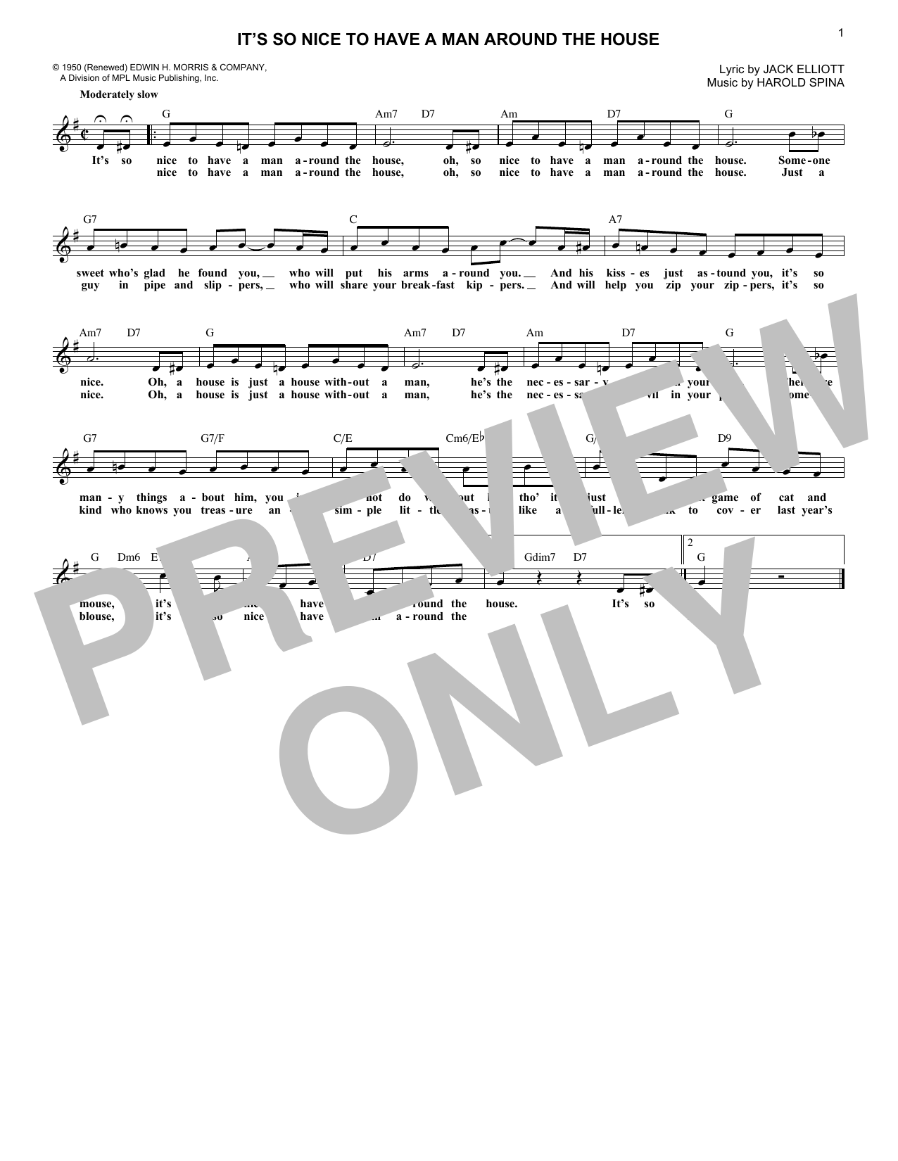 Product gallery: Page 1 of 1 It's So Nice To Have A Man Around The House, Della Reese