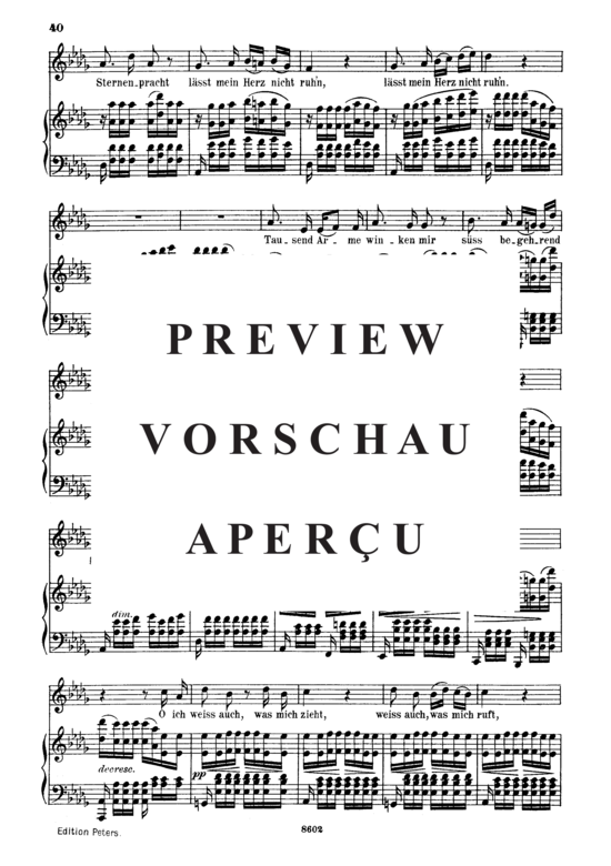 Product gallery: Page 3 of 7 Im Freien D.880, , Medium Voice and Piano