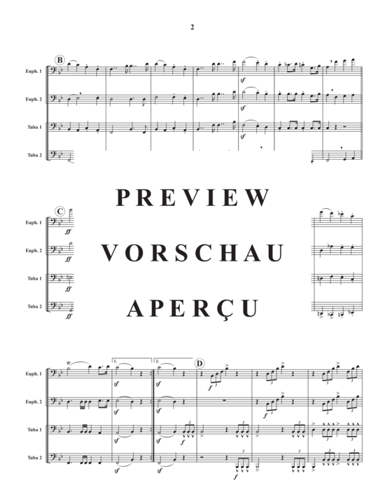 Product gallery: Page 4 of 17 Wedding March , , (Tuba Quartett EETT)