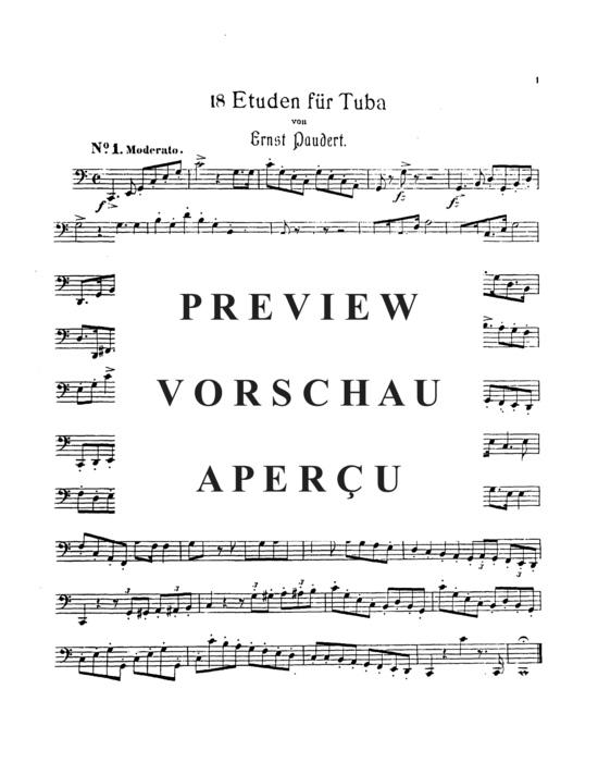 Product gallery: Page 3 of 14 18 Etudes for Tuba , , (Tuba Solo)