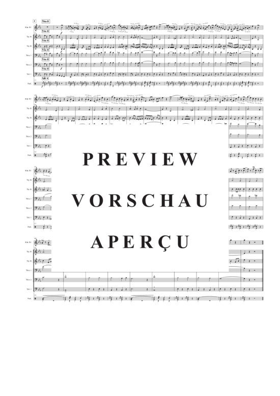Produktgalerie: Seite 5 von 21 Hoch! Großherzog Friedrich , Blasorchester Fatamo, (Blechbläser Quintett - flexible Besetzung + Schlagzeug)