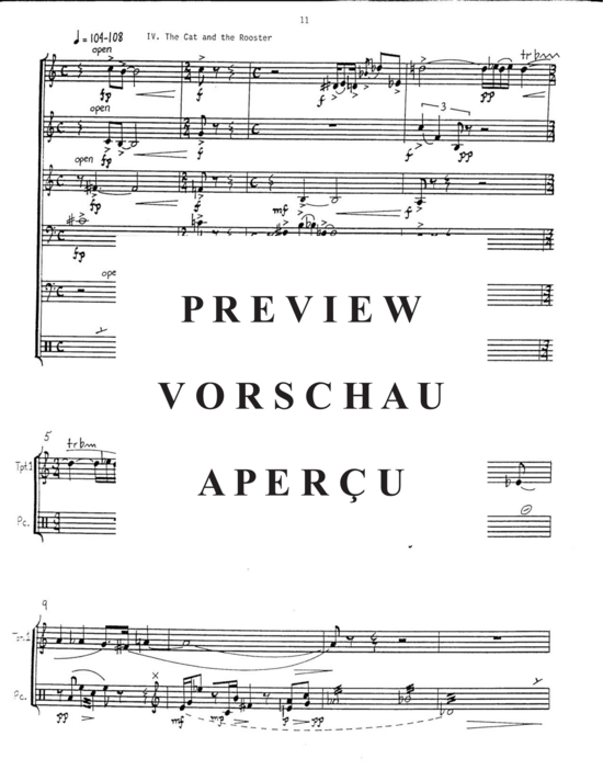 Produktgalerie: Seite 16 von 21 Sonic Fables: Lessons from Aesop , , (Blechbläserquintett und ein Schlagzeug)