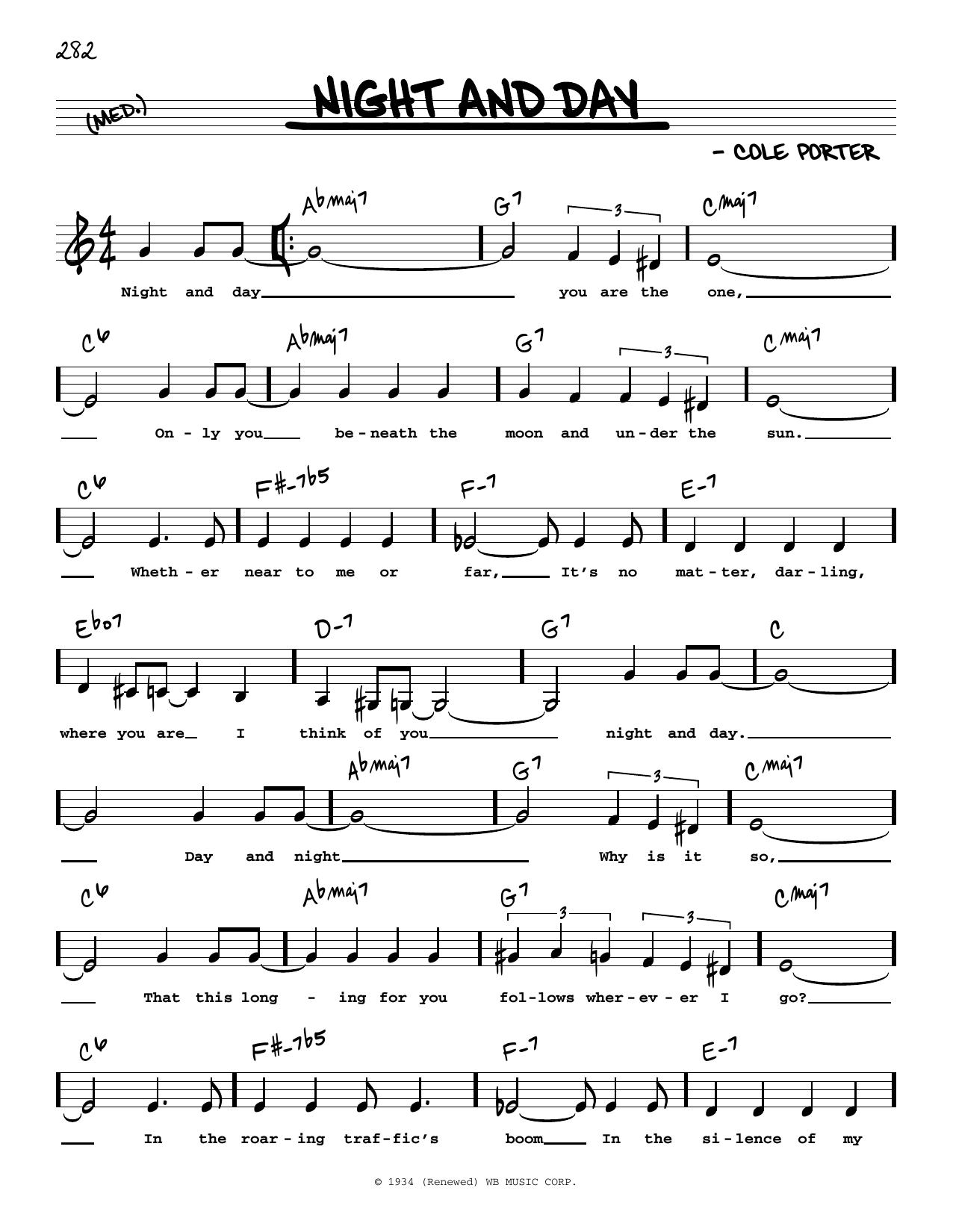 Product picture to: Night And Day (Low Voice)