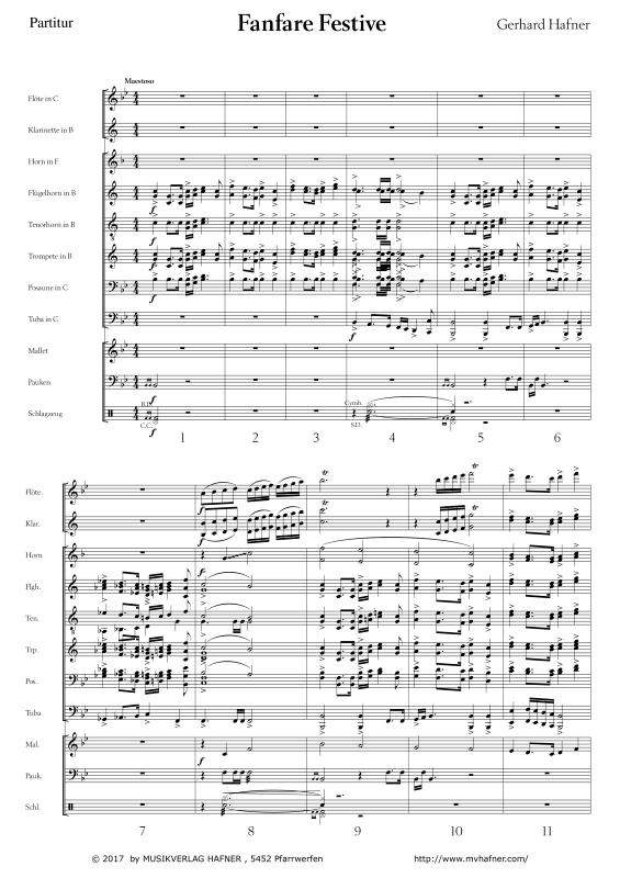 Product gallery: Page 1 of 11 Fanfare Festive, , (large wind orchestra)