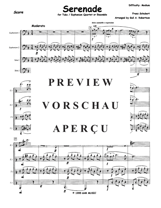 Product gallery: Page 3 of 12 Serenade , , (Tuba Quartett EETT)