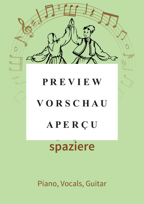 Product gallery: Page 2 of 6 Ich ging emol spaziere , , (vocals + piano, guitar)