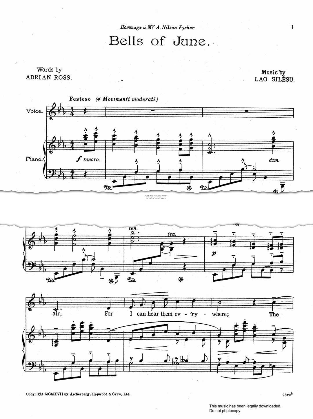 Produktgalerie: Seite 1 von 1 Bells Of June, Lao Silésu, Gesang, Klavier