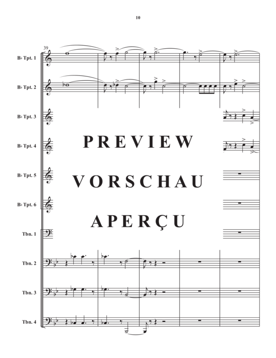 Product gallery: Page 12 of 21 Grand Intrada , , (Brass Ensemble, 6x trumpet + 4x trombone)