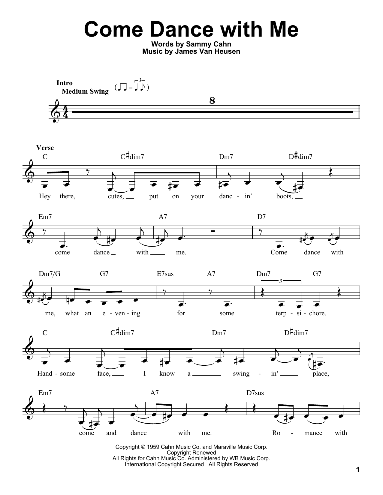 Produktbild zu: Come Dance With Me