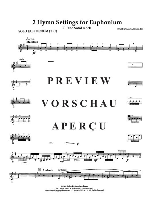 gallery: Two Hymn Settings , , (Euphonium + Klavier)