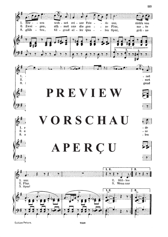 Product gallery: Page 3 of 3 Im Haine D.737, , Medium Voice and Piano