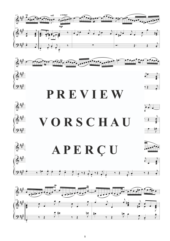 Product gallery: Page 9 of 11 Oboen Konzert in A-Dur BWV 1055, , Oboe and Piano