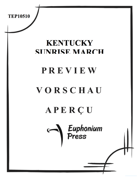 Product gallery: Page 2 of 21 Kentucky Sunrise March , , (Tuba Quartet)