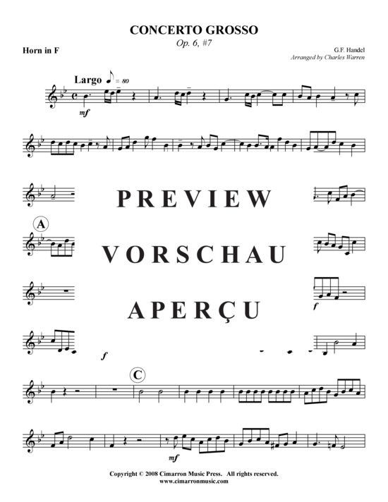 Produktgalerie: Seite 8 von 17 Allemande, Op. 6 Nr. 8 , , (Blechbläserquintett)