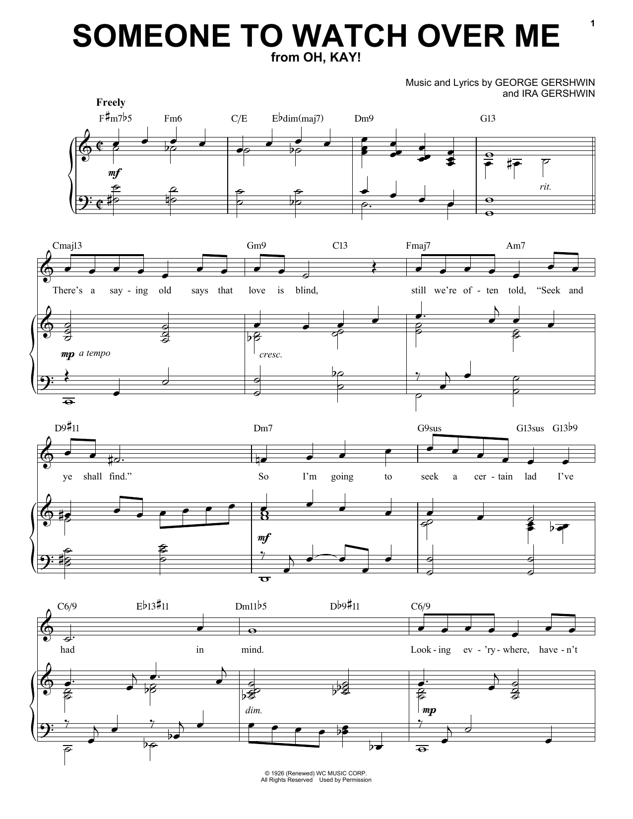 Produktbild zu: Someone To Watch Over Me [Jazz version] (arr. Brent Edstrom)