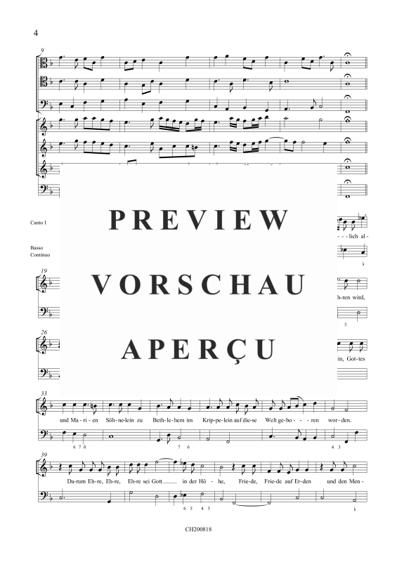 gallery: Freuet euch, ihr Gerechten - Motetto Concertato auf das Weihnachtsfest, , (Gemischtes Ensemble 8 Stimmen, 3 Violinen, 3 Trombonen und BC)