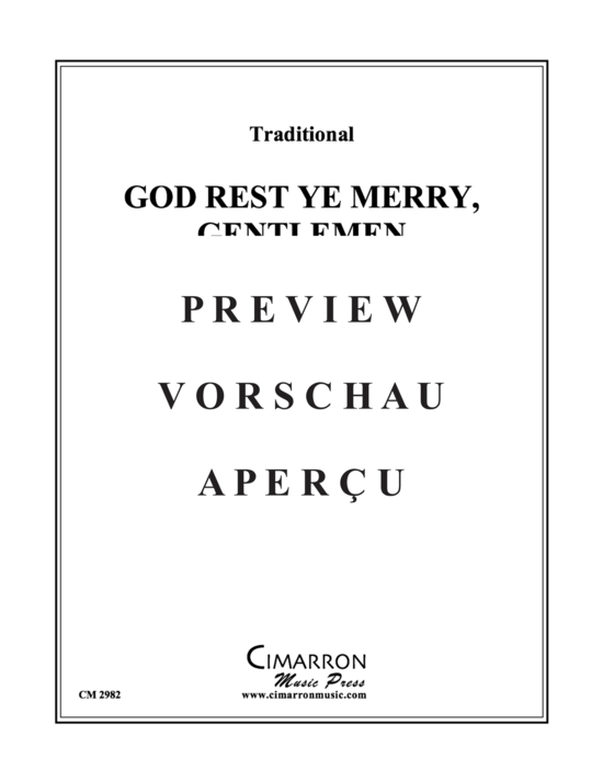 Produktgalerie: Seite 2 von 17 God Rest Ye Merry, Gentlemen , , (Blechbläserquintett)