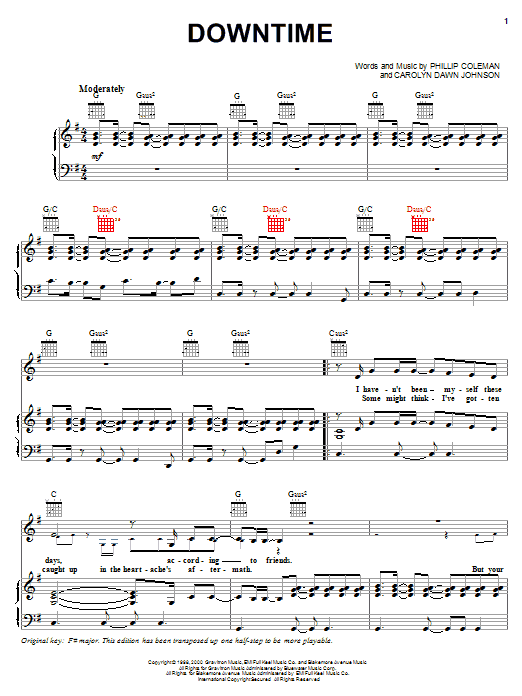 Produktgalerie: Seite 1 von 1 Downtime, Jo Dee Messina, Gesang, Gitarre, Klavier