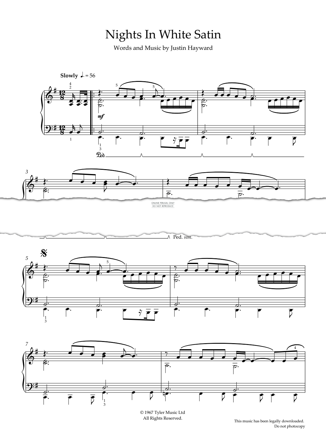 Produktbild zu: Nights In White Satin