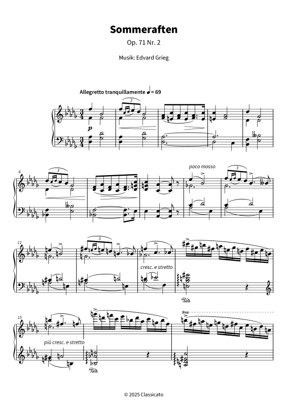 gallery: Sommerabend, , (Klavier Solo)