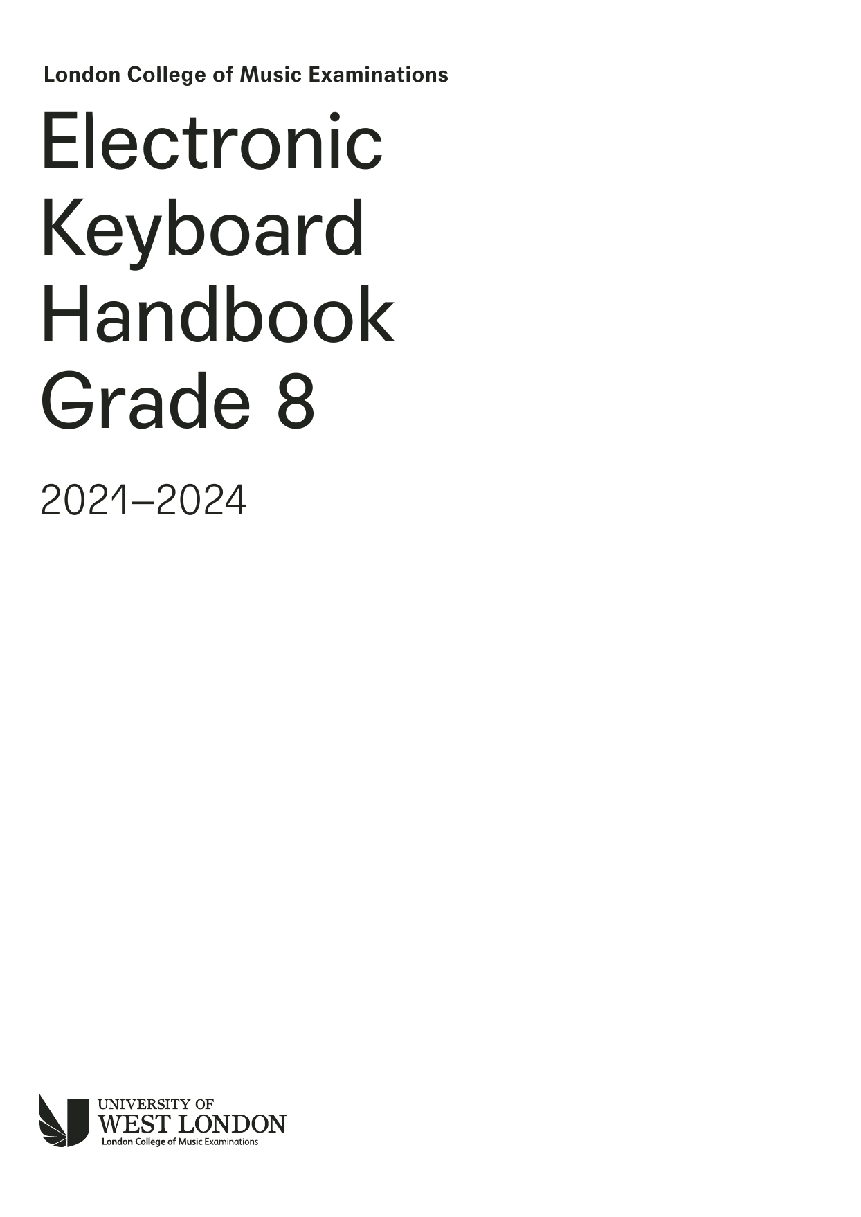 Produktgalerie: Seite 1 von 1 LCME Electronic Keyboard Handbook 2021 Grade 8, LCME