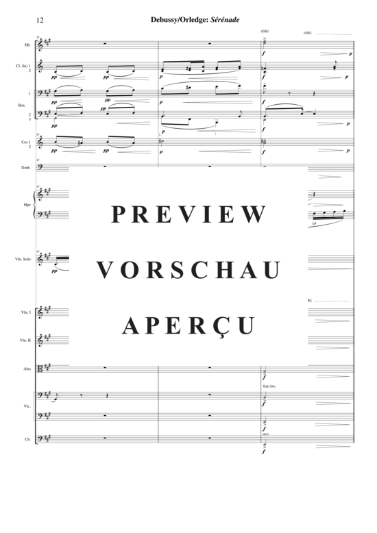 gallery: Sérénade for violin and orchestra , , (Orchester + Violine Solo)