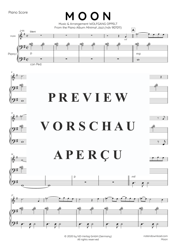 Produktgalerie: Seite 10 von 11 Moon, , Violine und Klavier - E-Bass und Drum Set optional