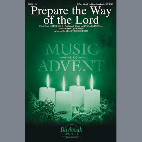 cover: Prepare The Way Of The Lord (arr. Stacey Nordmeyer), Darian Krimm, Chor