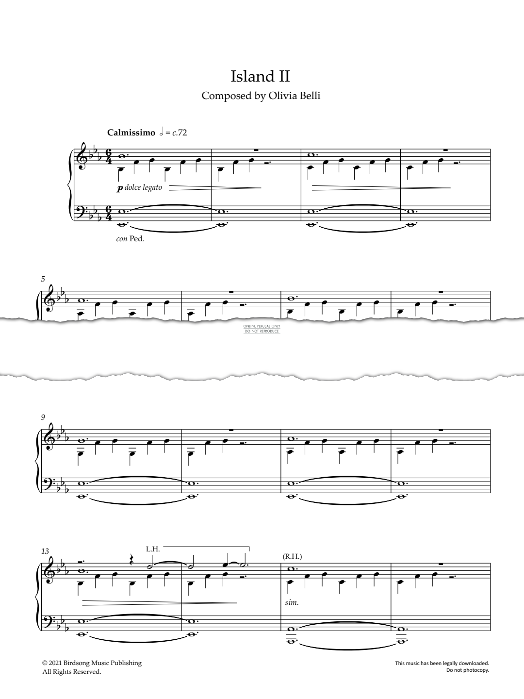 Produktgalerie: Seite 1 von 1 Island II, Olivia Belli, Klavier