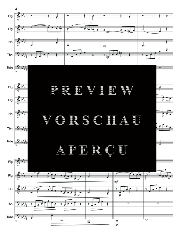 Produktgalerie: Seite 8 von 11 Mon Coeur, A Ta Voix, , (Blechbläser Quintett)