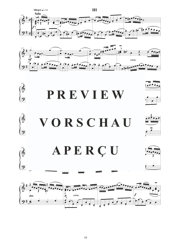 Produktgalerie: Seite 11 von 11 Flöten Sonate Nr. 6 in G-Dur BWV 1019, , Flöte und Cembalo/Klavier