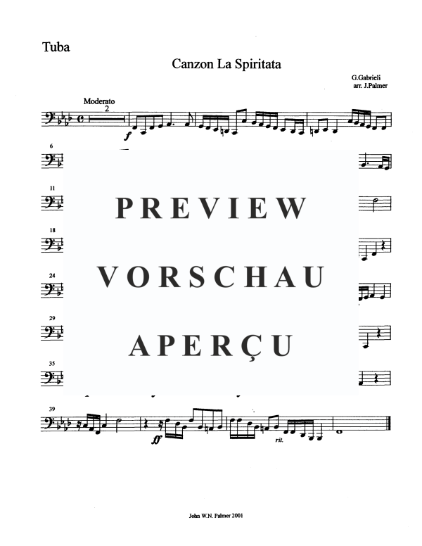 Produktgalerie: Seite 11 von 11 Canzon La Spiritata, , Blechbläser Quintett