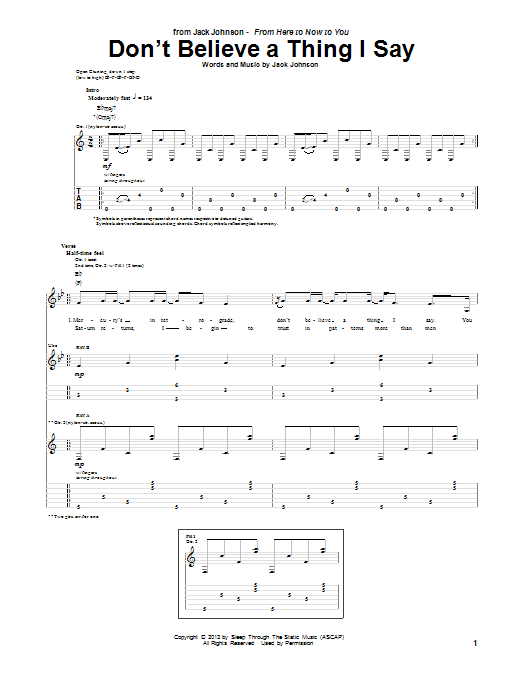 Produktbild zu: Don't Believe A Thing I Say