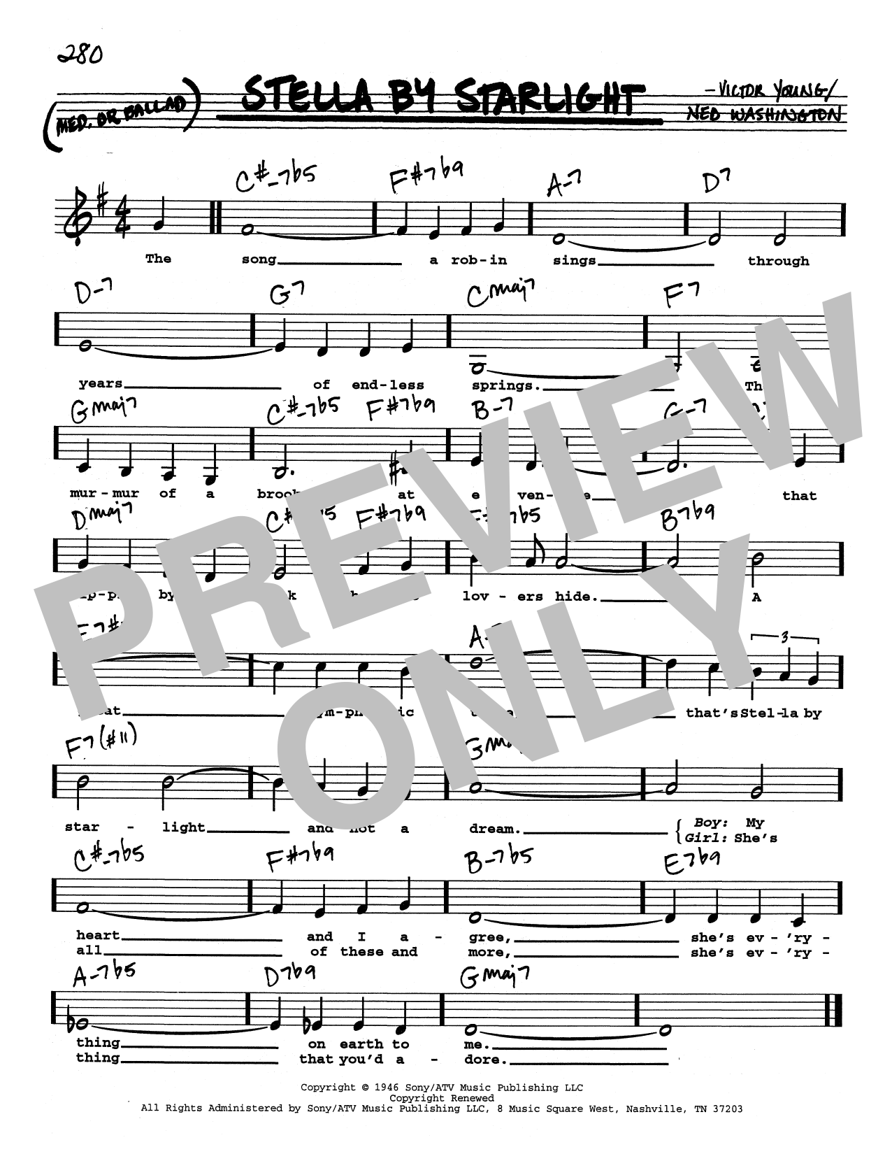 Produktbild zu: Stella By Starlight (Low Voice)